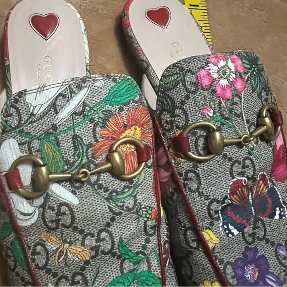 ♥️🩷♥️ Authentic- Gucci Horsebit mules size 37.5 - Picture 13 of 16